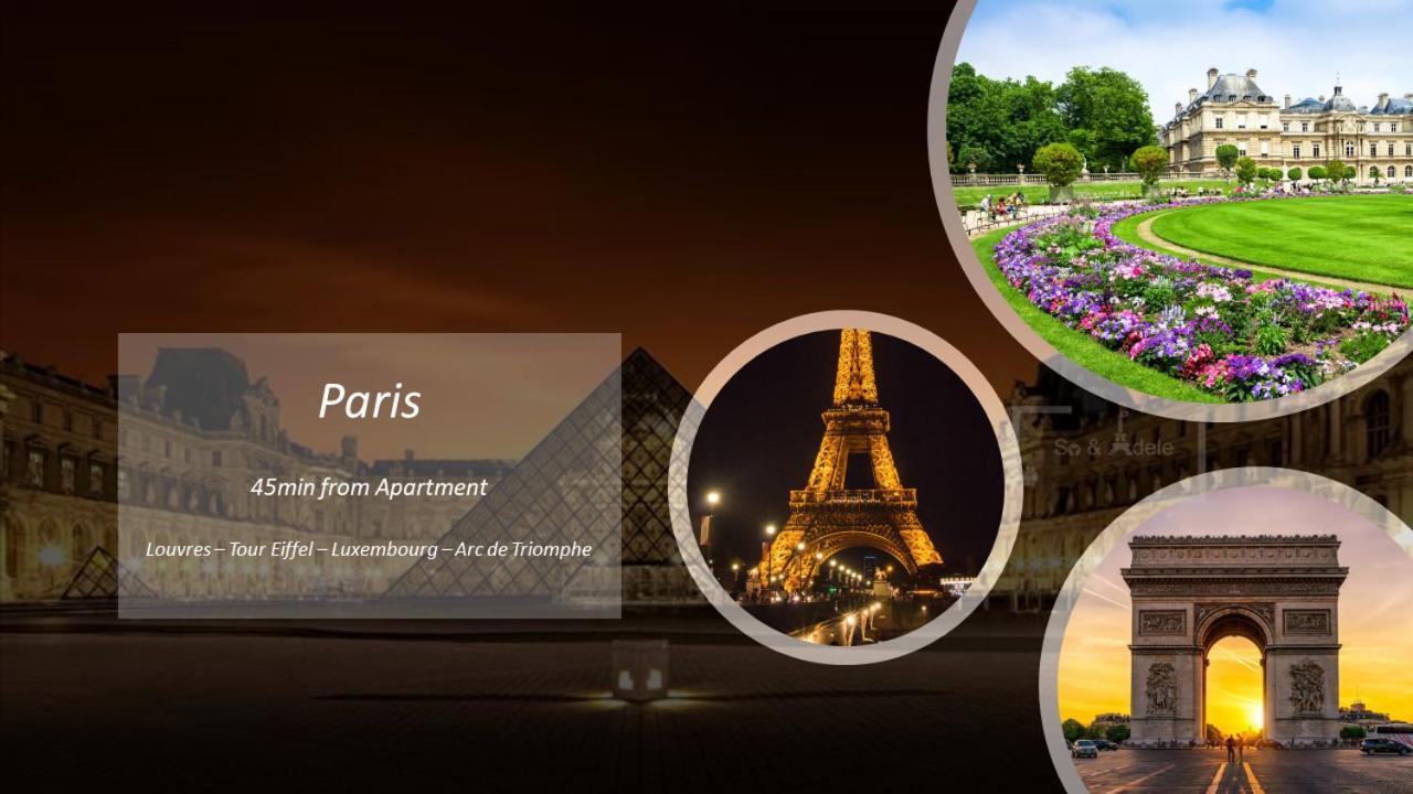 Apartment Virtuose - Disneyland Paris 5Min - Train Station 250M 몽테브랭 외부 사진